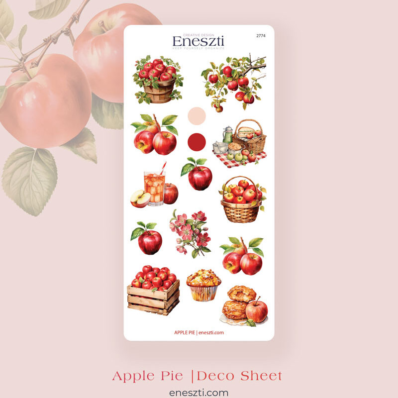 Apple Pie Deco Sticker Sheet 2.0