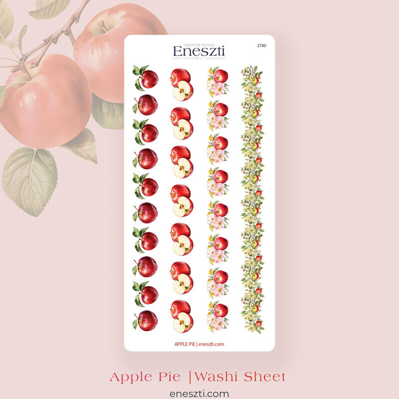 Apple Pie Washi Sticker