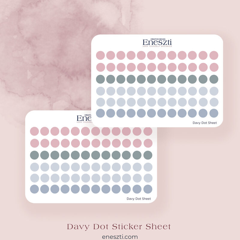 Davy Dot Sticker Sheets