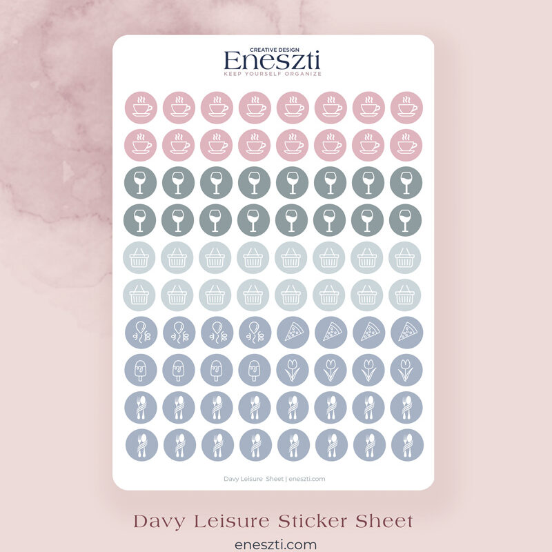 Davy Leisure Sticker Sheet