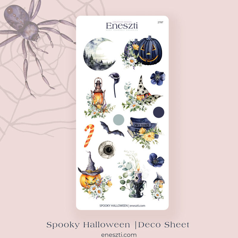 Spooky Halloween Deco Sticker Sheet 1.0