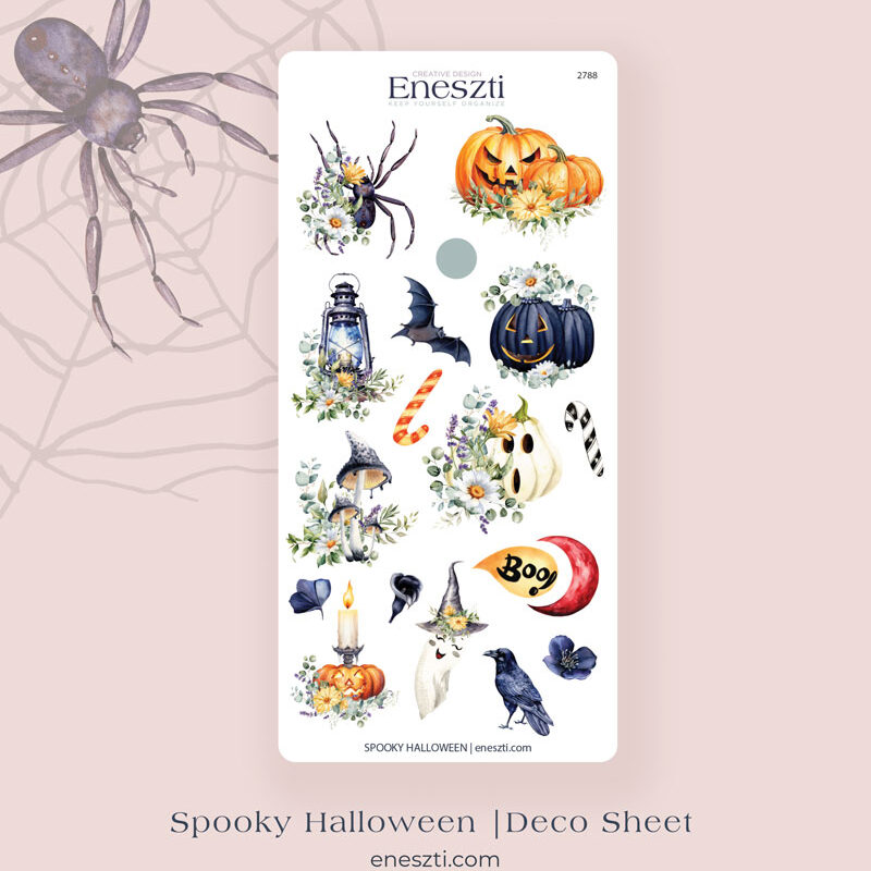 Spooky Halloween Deco Sticker Sheet 2.0