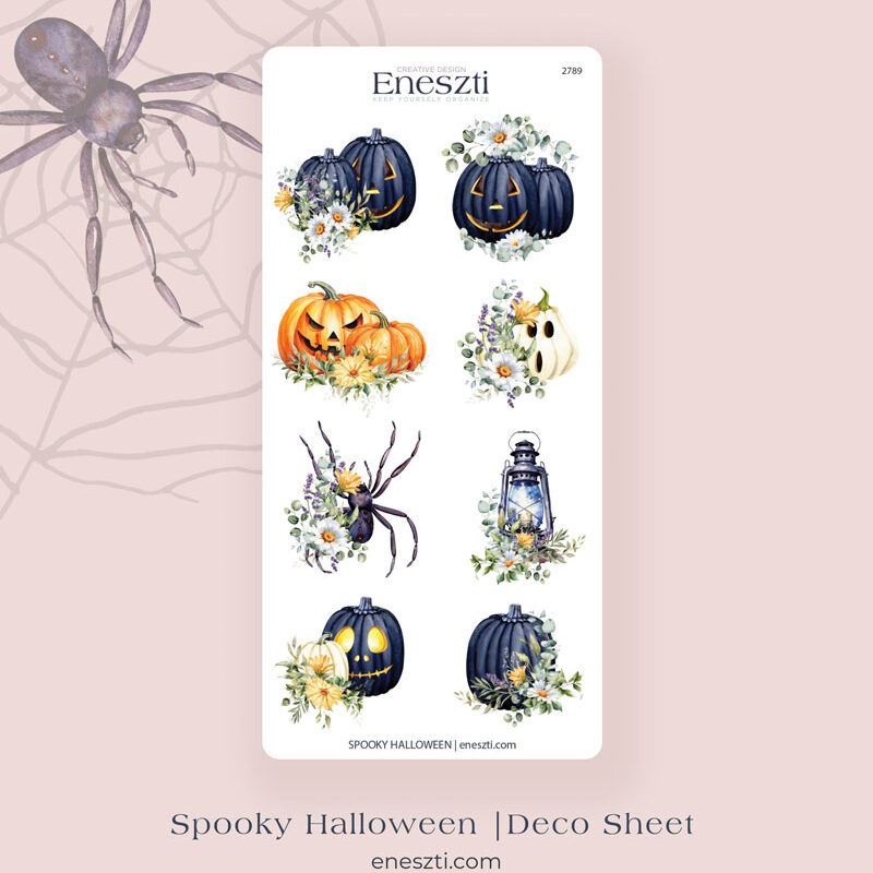 Spooky Halloween Deco Sticker Sheet 3.0