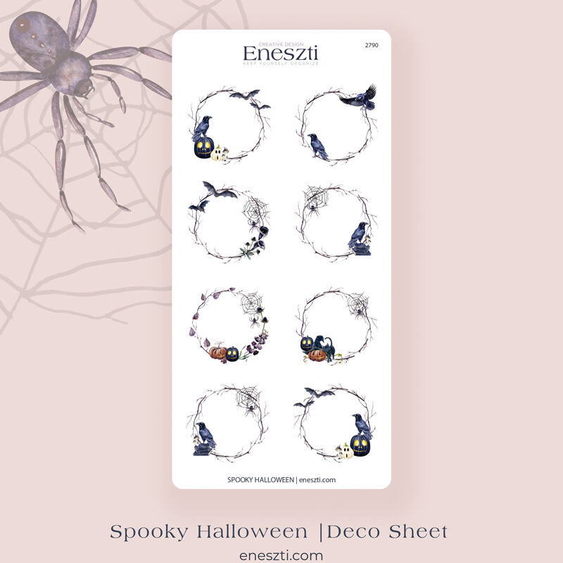 Spooky Halloween Deco Sticker Sheet 4.0