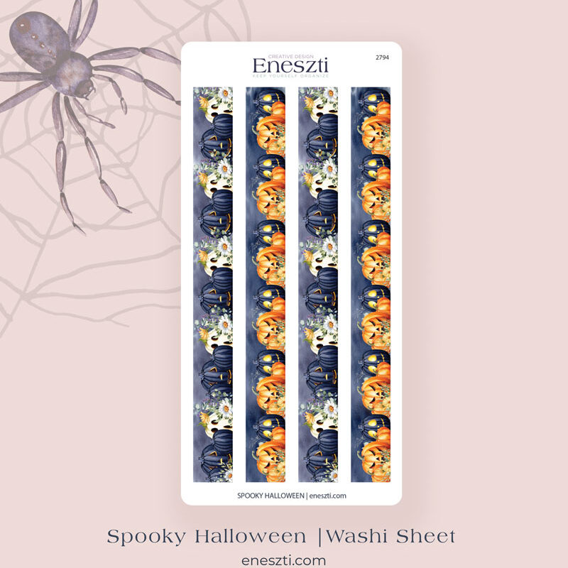 Spooky Halloween Washi Sticker