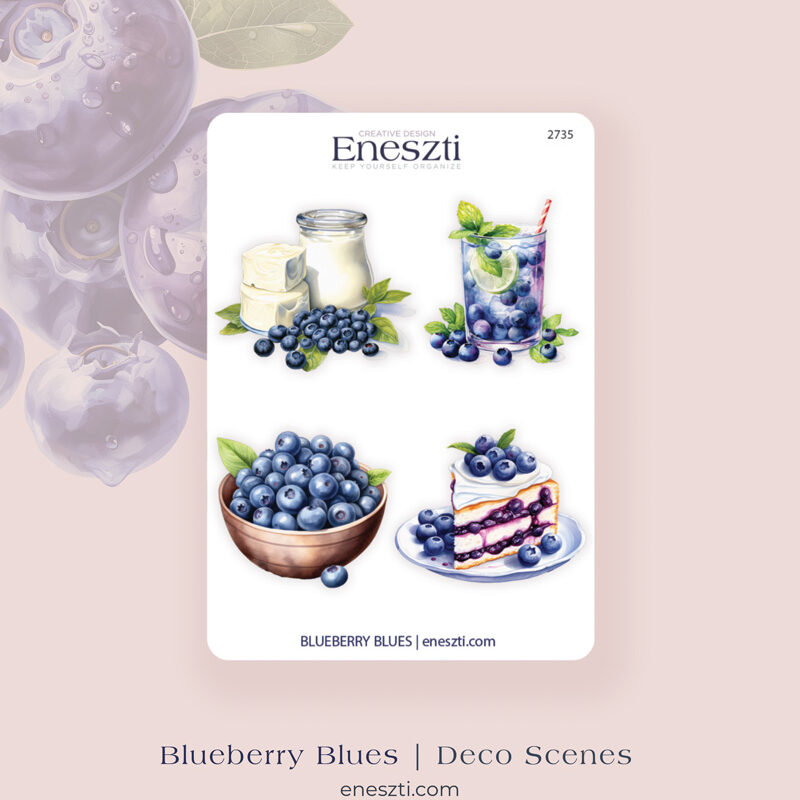 Blueberry Blues Deco Scenes