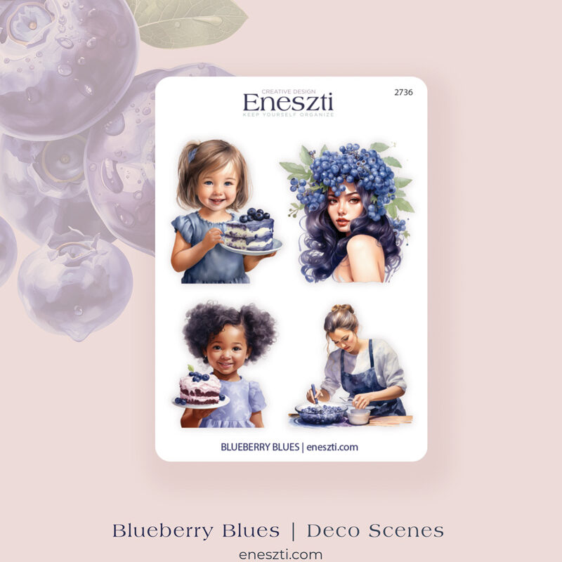 Blueberry Blues Deco Scene